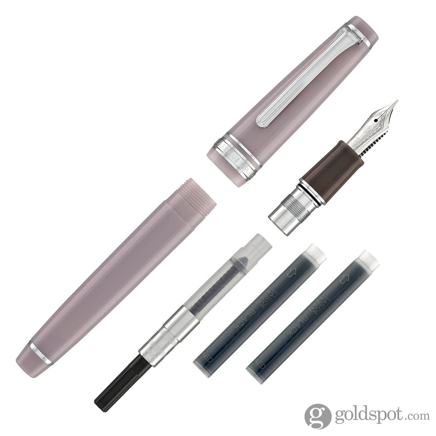 Sailor Pro Gear Slim Shikiori Sansui Fountain Pen in Autumn - Winter - Kamoshika with Rhodium Trim - Medium Fine Point Fountain Pens