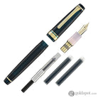 Sailor Pro Gear Slim Shikiori Sansui Fountain Pen in Summer - Komakusa with Gold Trim - Medium Fine Point Fountain Pens