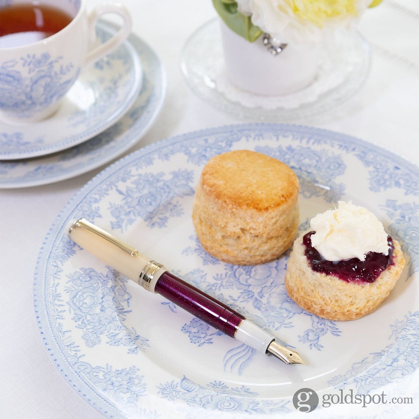 Sailor Pro Gear Slim ’Teatime Around the World’ #4 Series Fountain Pen in Scone Fountain Pen