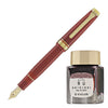 Sailor Pro Gear Slim “Wagashi” Japanese Sweets Fountain Pen in Nerikiri Ink Set - 14K Gold Fountain Pen