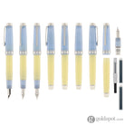 Sailor Pro Gear Smoothie Regular 2nd Edition Fountain Pen in Blue Milkshake with Rhodium Plating - 21kt Gold Nib Fountain Pen