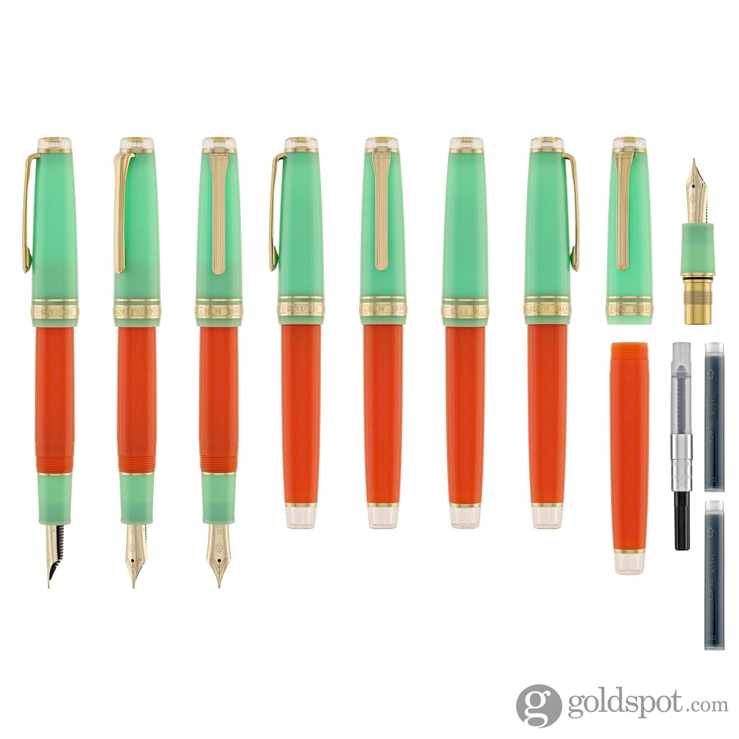 Sailor Pro Gear Smoothie Regular 2nd Edition Fountain Pen in Watermelon - 21kt Gold Nib Fountain Pen