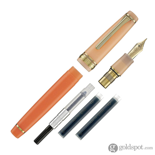 Sailor Pro Gear Smoothie Regular Fountain Pen in Cantaloupe - 21kt Gold Fountain Pen