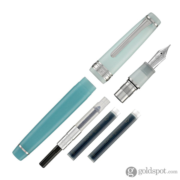 Sailor Pro Gear Smoothie Regular Fountain Pen in Ocean Water - 21kt Gold Fountain Pen