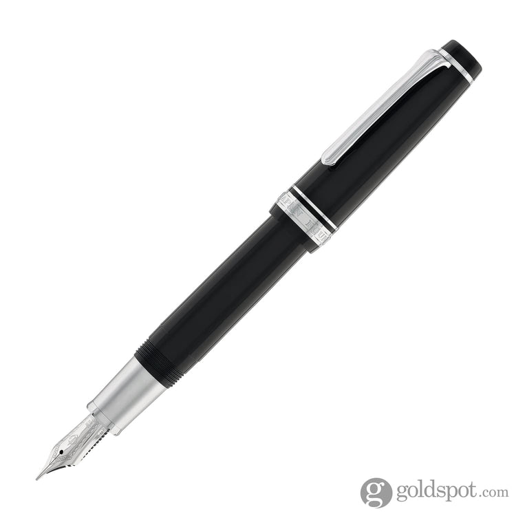 Sailor Pro Gear Standard Fountain Pen in Ginza Silver Matte Grip 21K Gold Fountain Pen