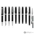 Sailor Pro Gear Standard Fountain Pen in Ginza Silver Matte Grip 21K Gold Fountain Pen