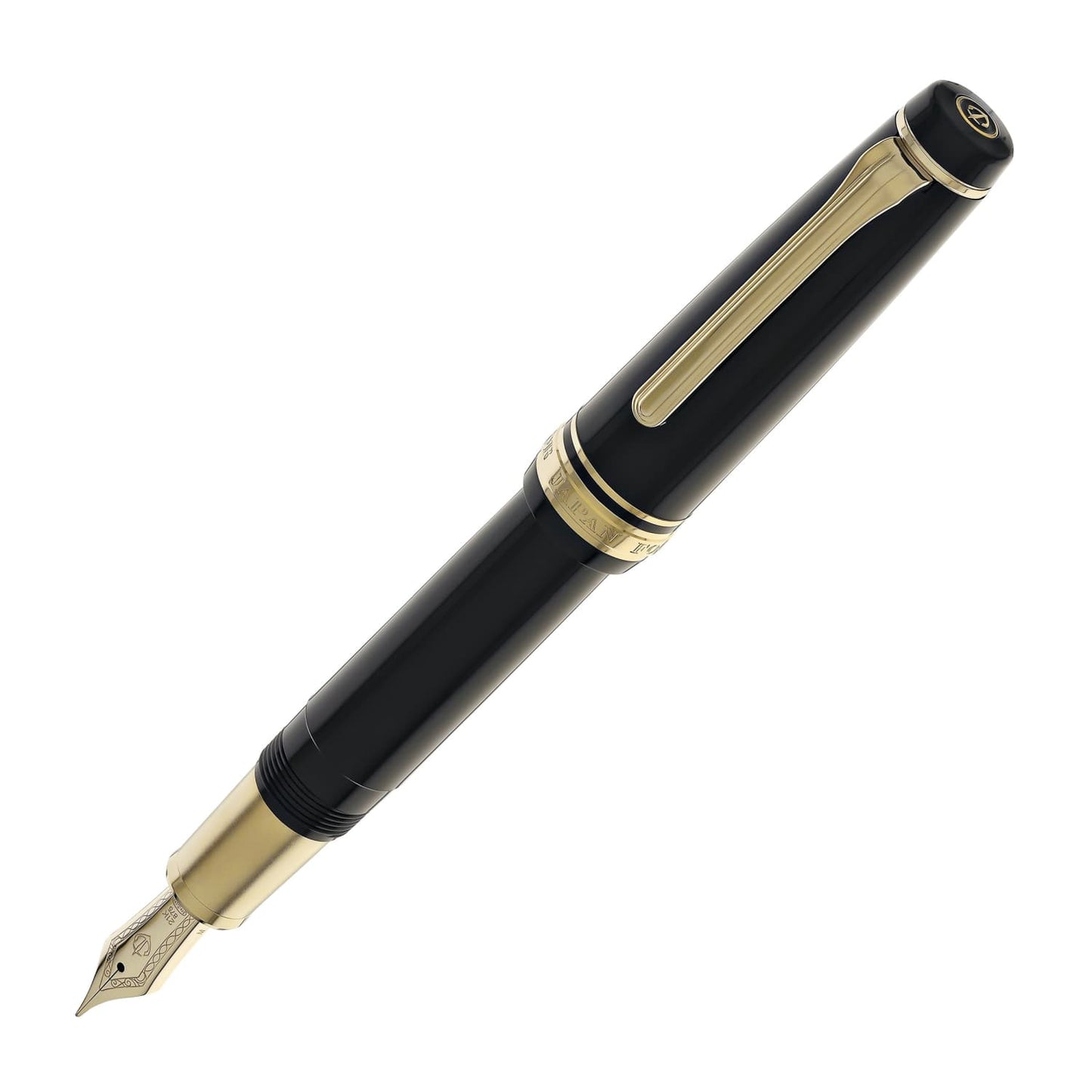 Sailor Pro Gear Standard Fountain Pen in Roppongi Gold Matte Grip - 21K Gold Fountain Pen