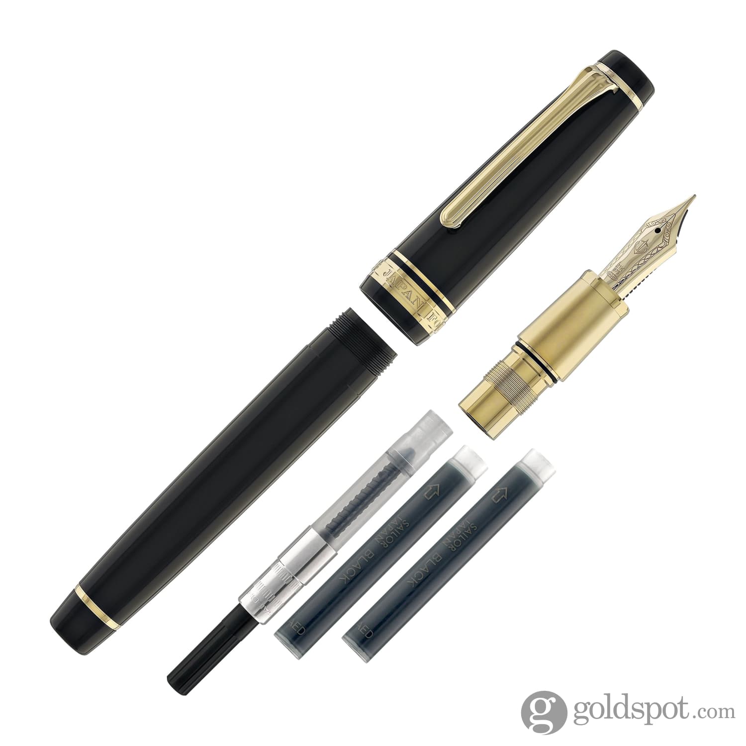 Sailor Pro Gear Standard Fountain Pen in Roppongi Gold Matte Grip
