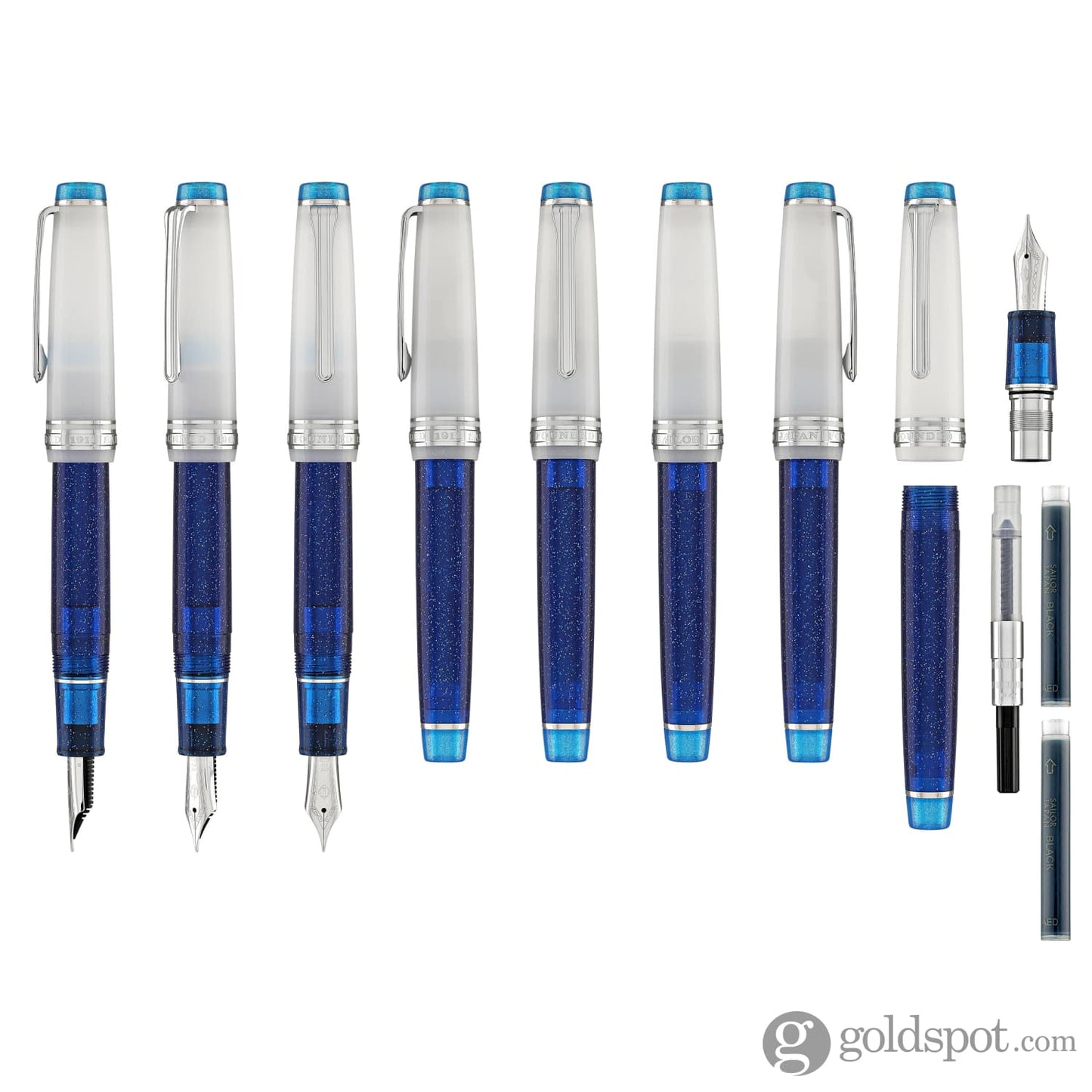 Sailor Pro Gear Standard Fountain Pen in Sunlight from the Ocean Floor - 21K Gold Fountain Pen