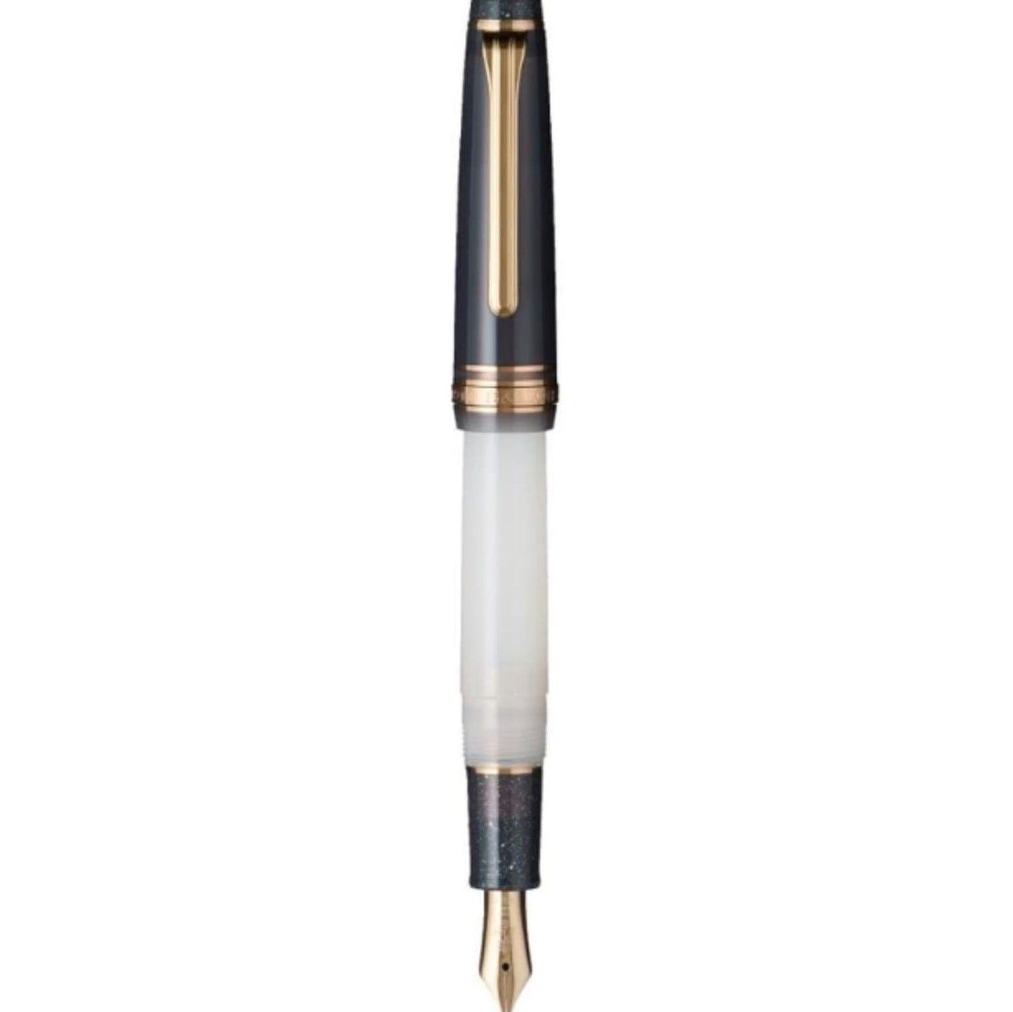 Sailor Professional Gear Slim ’Dried Flower 2’ Collection Fountain Pen in Black Rose - 14k Gold Fountain Pen