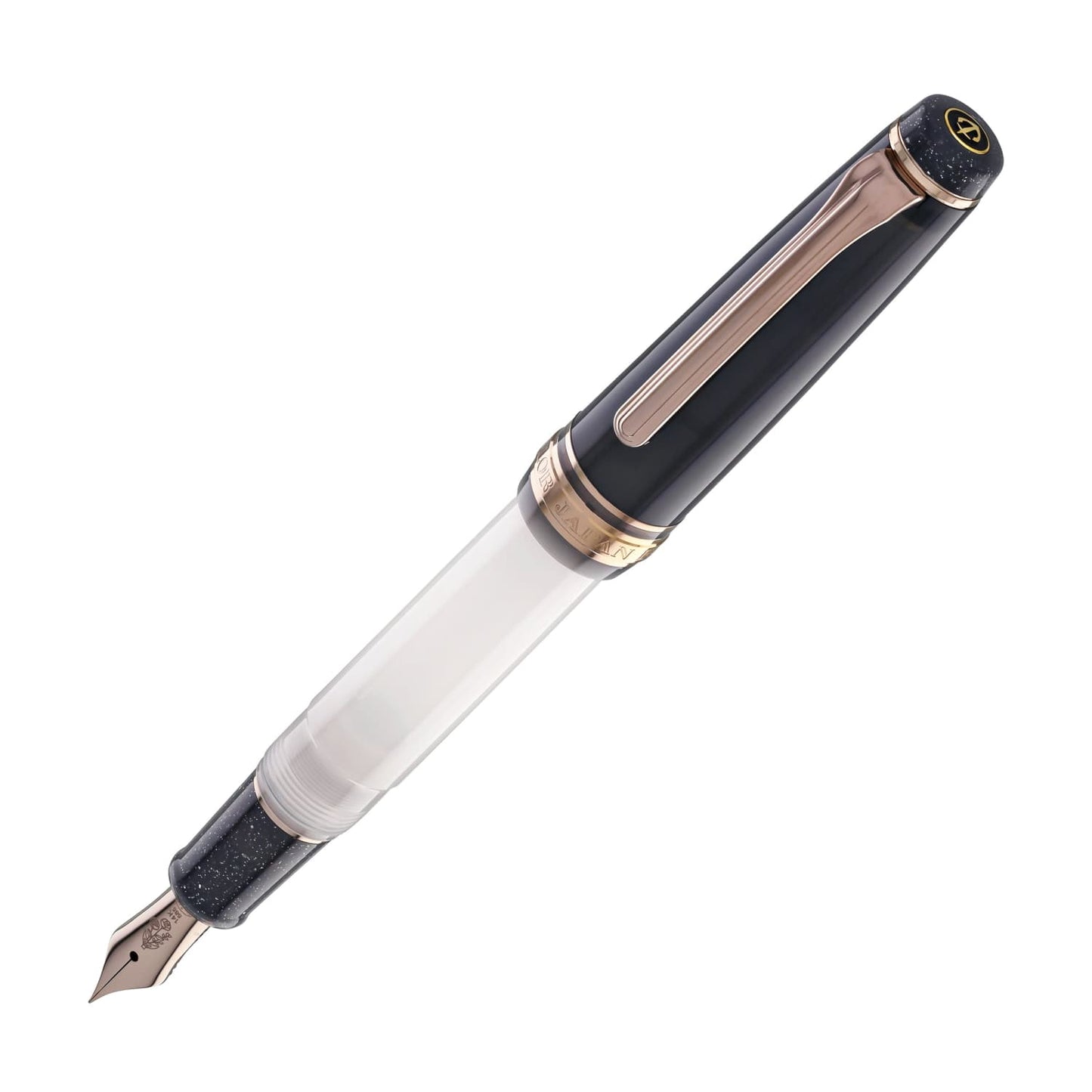 Sailor Professional Gear Slim ’Dried Flower 2’ Collection Fountain Pen in Black Rose - 14k Gold Fountain Pen