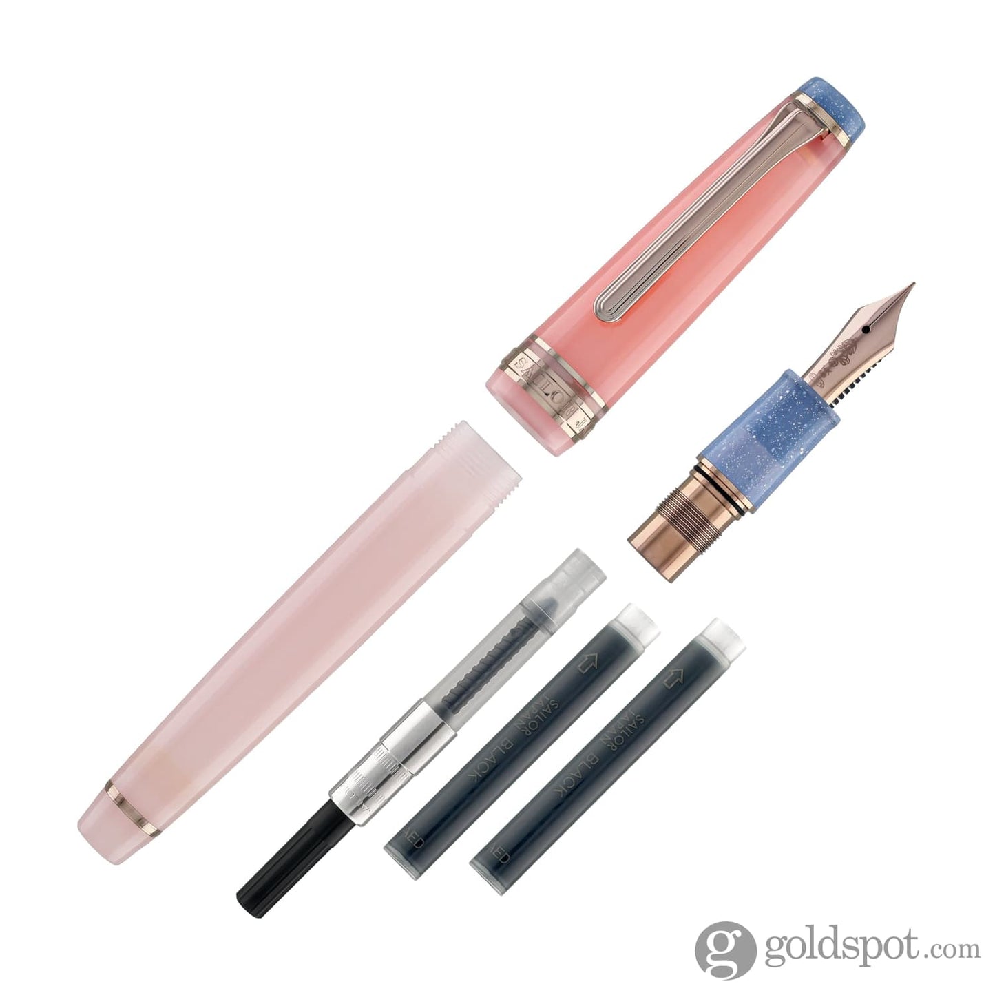 Sailor Professional Gear Slim ’Dried Flower 2’ Collection Fountain Pen in Globe Amaranth - 14k Gold Fountain Pen