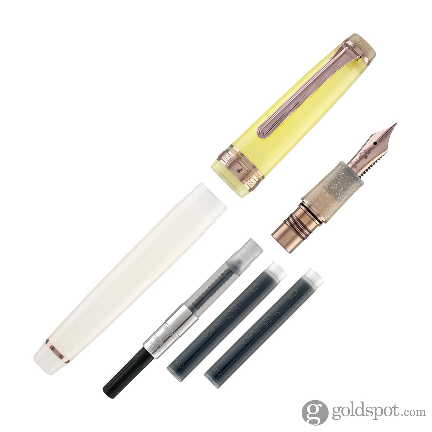 Sailor Professional Gear Slim ’Dried Flower 2’ Collection Fountain Pen in Marigold - 14k Gold Fountain Pen