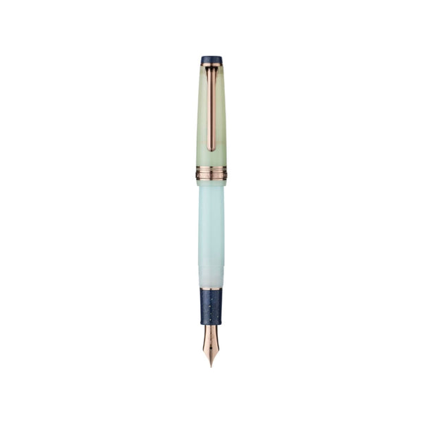 Sailor Professional Gear Slim Dried Flower Collection Fountain Pen in Hydrangea - 14k Gold Fountain Pen