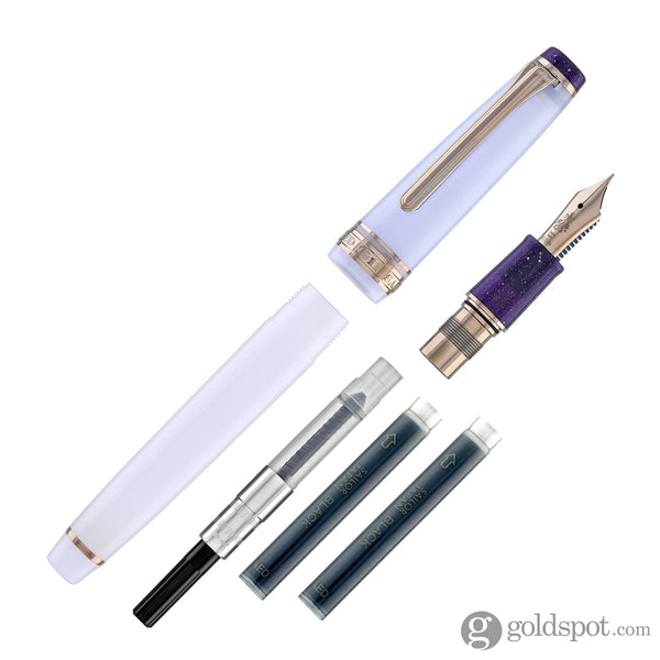 Sailor Professional Gear Slim Dried Flower Collection Fountain Pen in Lavender - 14k Gold Fountain Pen