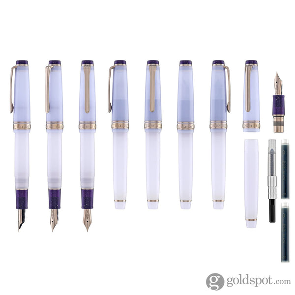 Sailor Professional Gear Slim Dried Flower Collection Fountain Pen in Lavender - 14k Gold Fountain Pen