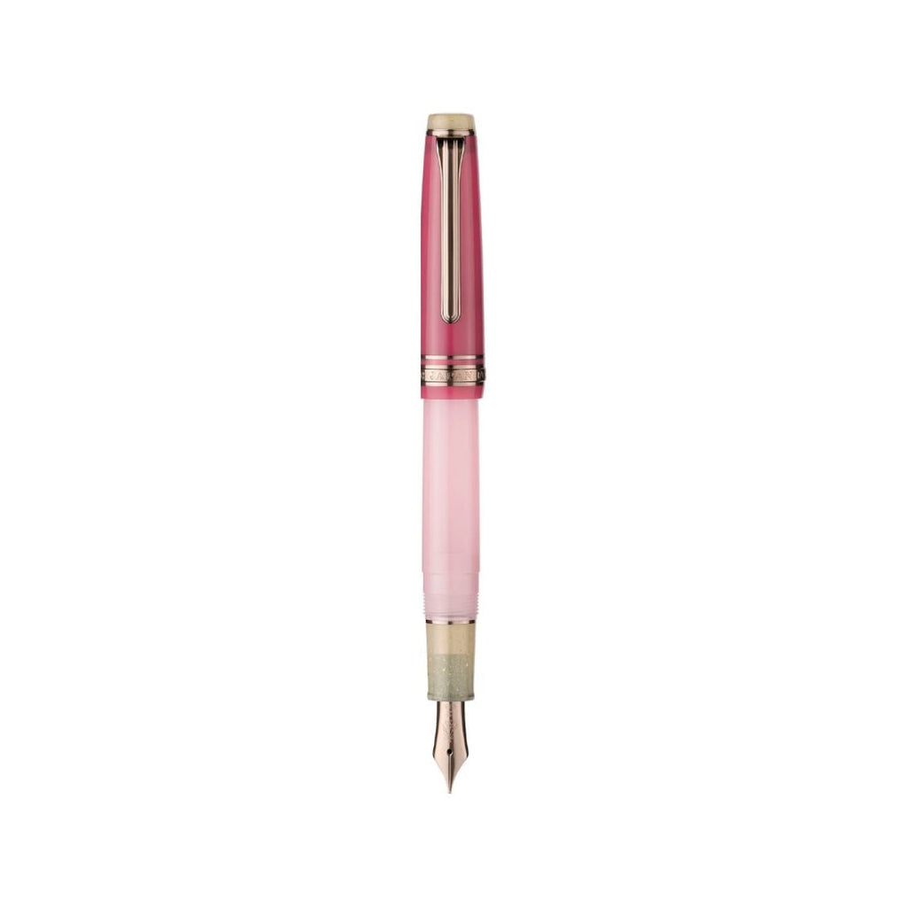 Sailor Professional Gear Slim Dried Flower Collection Fountain Pen in Pink Rose - 14k Gold Fountain Pen