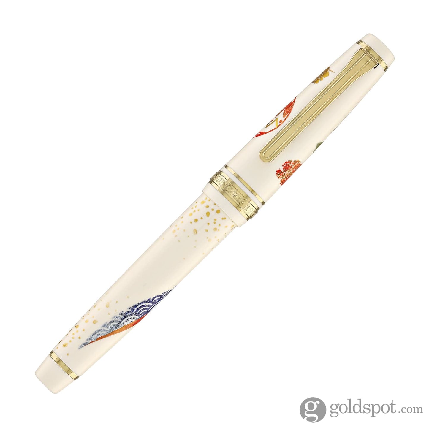 Sailor Professional Gear Slim ’Kimono’ Fountain Pen in Happiness with Gold IP - 14K Gold Fountain Pen