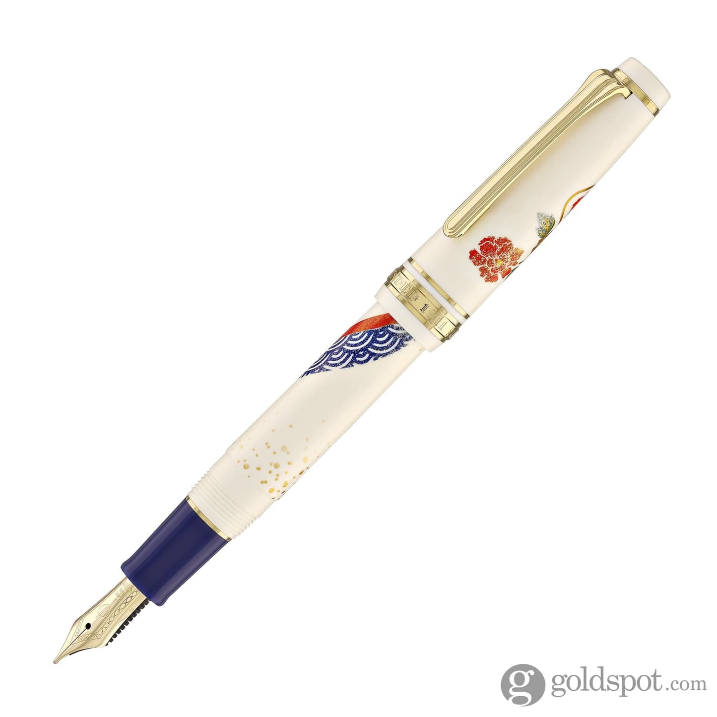 Sailor Professional Gear Slim ’Kimono’ Fountain Pen in Happiness with Gold IP - 14K Gold Fountain Pen