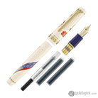 Sailor Professional Gear Slim ’Kimono’ Fountain Pen in Happiness with Gold IP - 14K Gold Fountain Pen