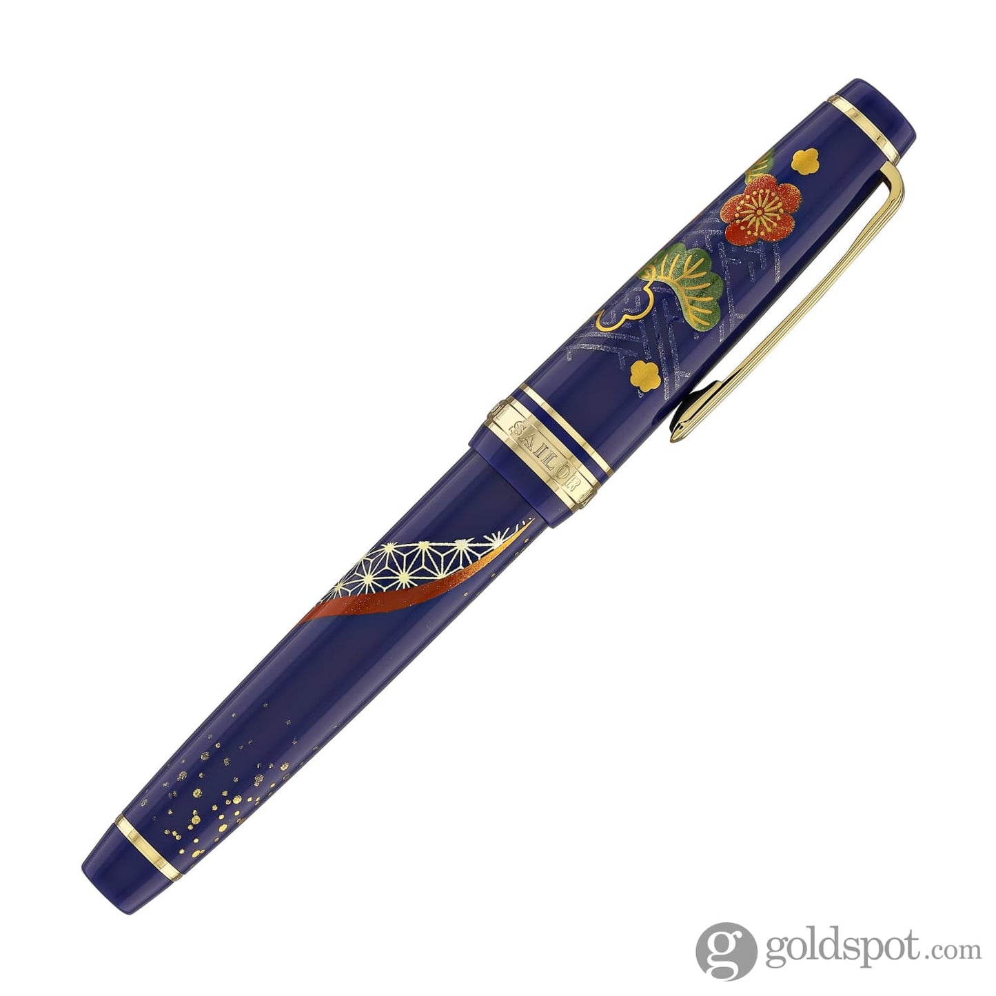 Sailor Professional Gear Slim ’Kimono’ Fountain Pen in Longevity with Gold IP - 14K Gold Fountain Pen