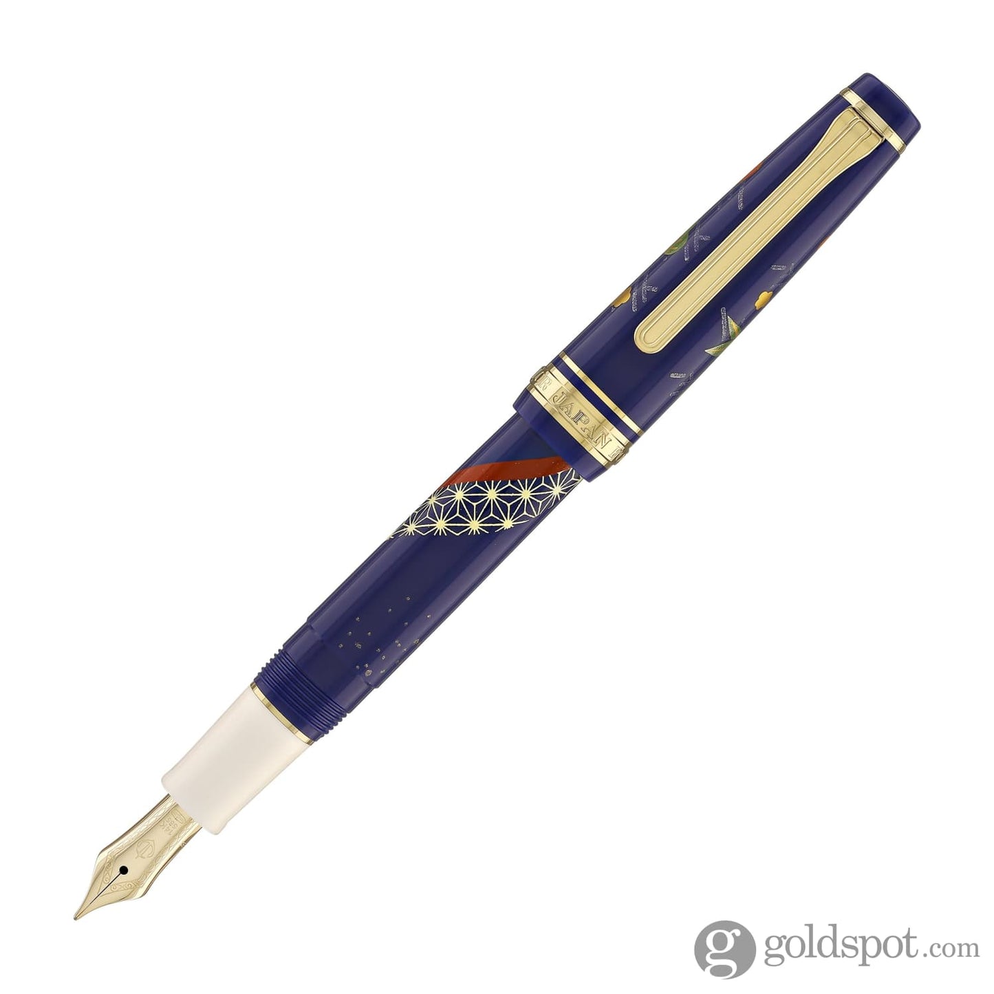 Sailor Professional Gear Slim ’Kimono’ Fountain Pen in Longevity with Gold IP - 14K Gold Fountain Pen
