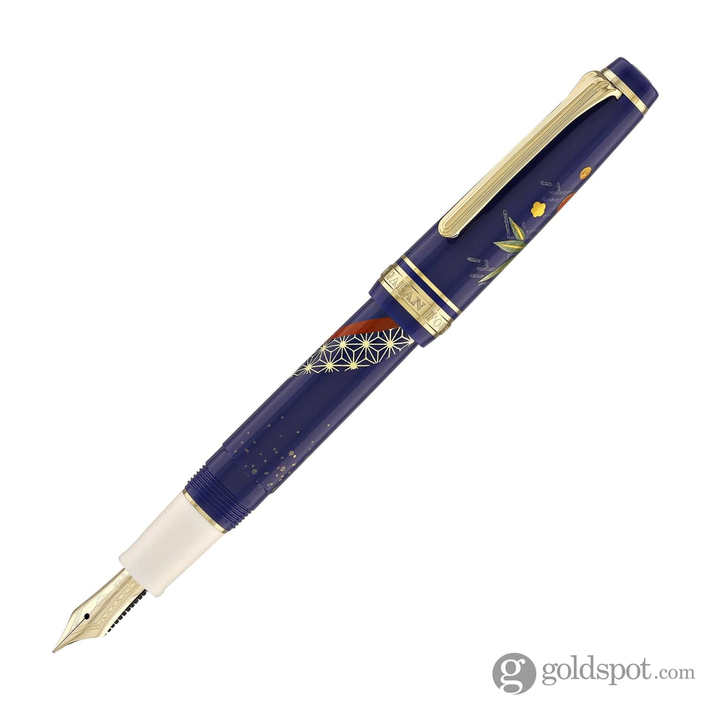 Sailor Professional Gear Slim ’Kimono’ Fountain Pen in Longevity with Gold IP - 14K Gold Fountain Pen