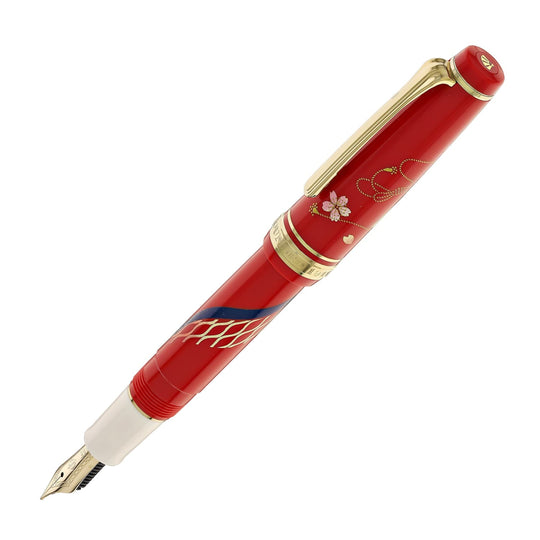 Sailor Professional Gear Slim 'Kimono' Fountain Pen in Prosperity with Gold IP - 14K Gold