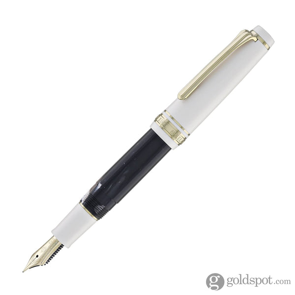 Sailor Professional Gear Slim Mini ’Recontre’ Fountain Pen in Lapin - 14Kt Gold Medium Fine Nib Fountain Pen