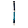 Sailor Professional Gear Slim Mini ’Rencontre’ #4 Series Fountain Pen in La Mer (The Sea) - 14k Gold Medium Fine Point Fountain Pen