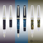 Sailor Professional Gear Slim Mini ’Rencontre’ #4 Series Fountain Pen in La Mer (The Sea) - 14k Gold Medium Fine Point Fountain Pen