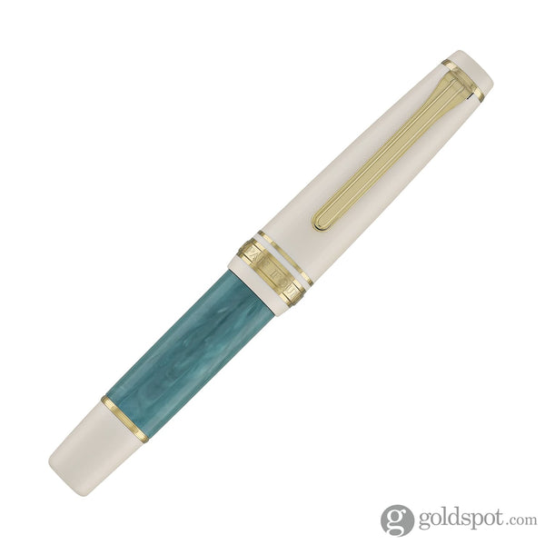 Sailor Professional Gear Slim Mini Rencontre Fountain Pen in Vert Sapin - 14Kt Gold Medium Fine Nib Fountain Pen