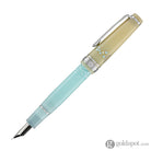Sailor Professional Gear Slim ’Princess Raden’ Fountain Pen in Princess Koto with Silver Trim - 14K Gold
