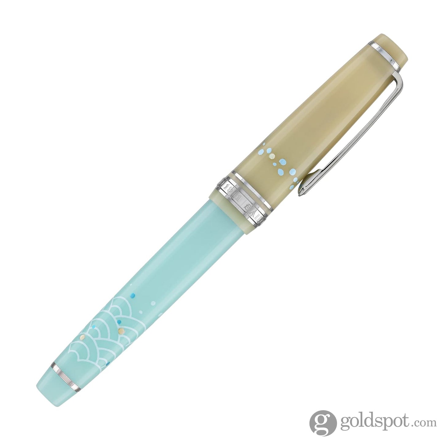 Sailor Professional Gear Slim ’Princess Raden’ Fountain Pen in Princess Koto with Silver Trim - 14K Gold