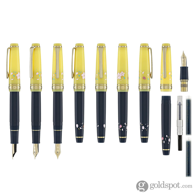 Sailor Professional Gear Slim ’Princess Raden’ Fountain Pen in Princess Ochikubo with Gold IP - 14K