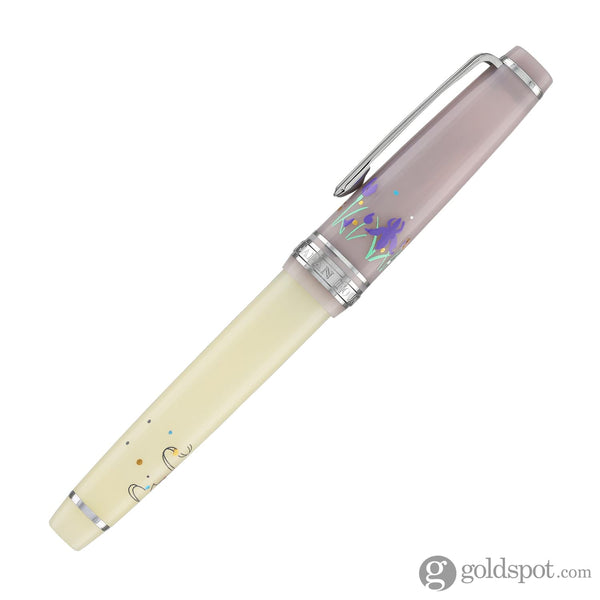 Sailor Professional Gear Slim ’Princess Raden’ Fountain Pen in Princess Shirotae with Silver Trim - 14K Gold