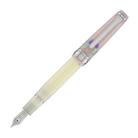 Sailor Professional Gear Slim 'Princess Raden' Fountain Pen in Princess Shirotae with Silver Trim - 14K Gold