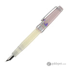 Sailor Professional Gear Slim ’Princess Raden’ Fountain Pen in Princess Shirotae with Silver Trim - 14K Gold