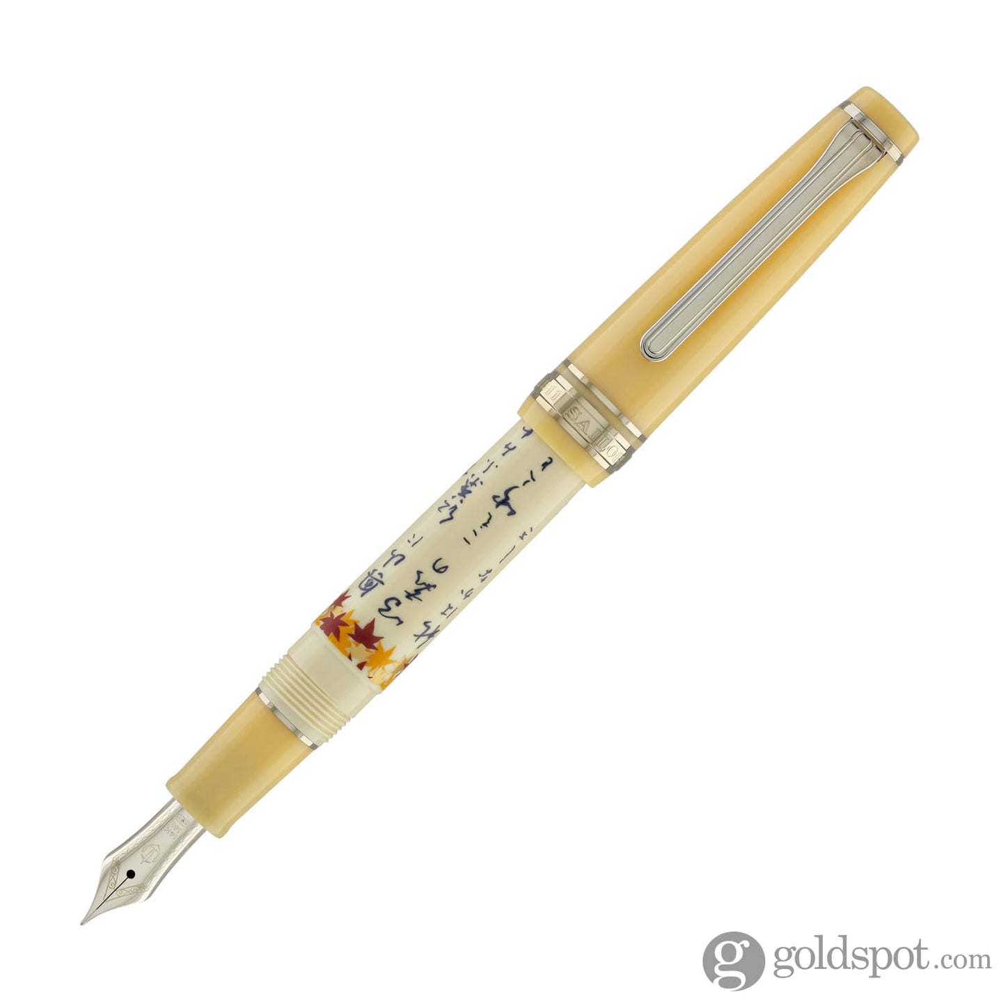 Sailor Professional Gear Slim Seasonal Waka Poetry Fountain Pen in Autumn - 14K Gold Fountain Pen