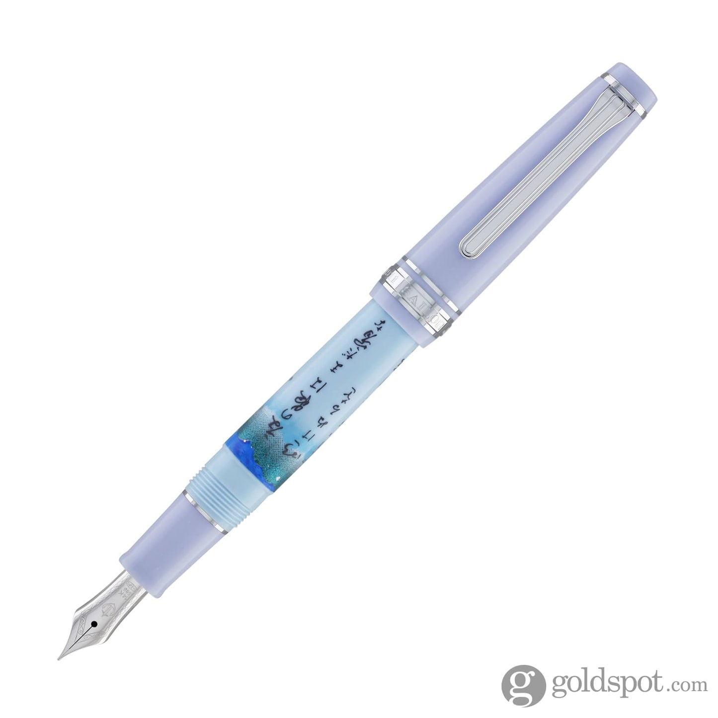 Sailor Professional Gear Slim Seasonal Waka Poetry Fountain Pen in Summer - 14K Gold with Rhodium Plating Fountain Pen