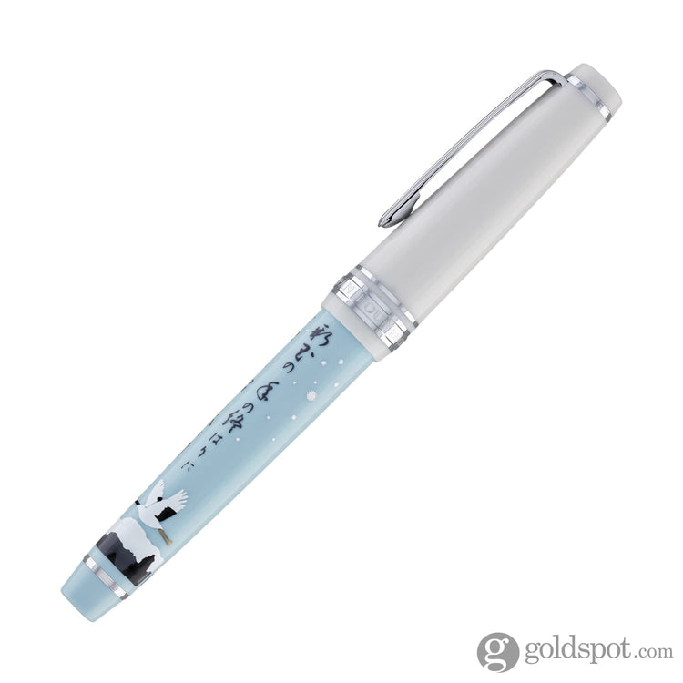 Sailor Professional Gear Slim Seasonal Waka Poetry Fountain Pen in Winter - 14K Gold with Rhodium Plating Fountain Pen