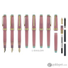 Sailor Professional Gear Slim Solar Term Series Fountain Pen in Hagi Gold Trim - 14kt Gold Nib Fountain Pen