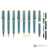 Sailor Professional Gear Slim Solar Term Series Fountain Pen in Yuzuyu Gold Trim - 14kt Gold Nib Fountain Pen