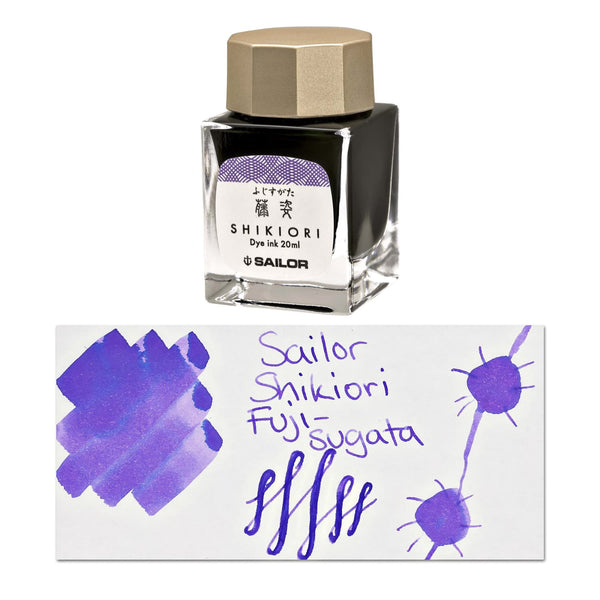 Sailor Shikiori Bottled Ink in Fuji - Musume (Wisteria Purple) - 20 mL Bottled Ink