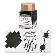 Sailor Shikiori Bottled Ink in Miruai (Seaweed Indigo) - 20 mL