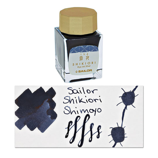 Sailor Shikiori Bottled Ink in Shimoyo (Frosty Night) - 20 mL
