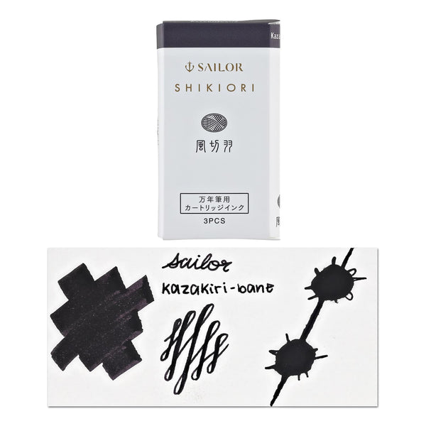 Sailor Shikiori Japanese Fairy Tales Ink Cartridges in Crane Quill (Kazakiribane) Fountain Pen Cartridges