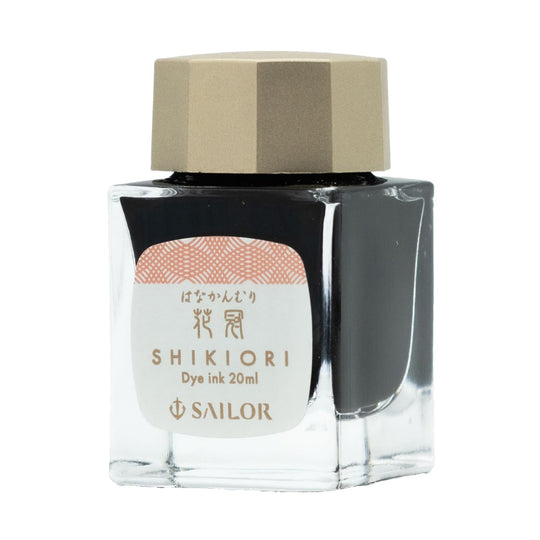 Sailor Shikiori 'Nature Nostalgia' Bottled Ink in Pink Garland (Hanakanmuri) - 20 mL
