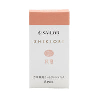 Sailor Shikiori Nature Nostalgia Ink Cartridges in Pink Garland (Hanakanmuri)