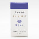 Sailor Shikiori Sound of Rain Ink Cartridge in Potsupotsu (Winter rain) - Pack of 8 Fountain Pen Cartridges